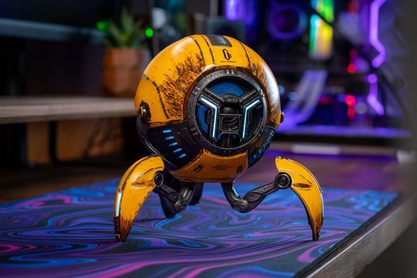 Акустична система Gravastar Mars Pro 2 Battle-Worn, Zinc Alloy body, BT/3.5мм, 20ВТ, жовтий (GRAVASTARG1PRO_YLW_V2) [113308]