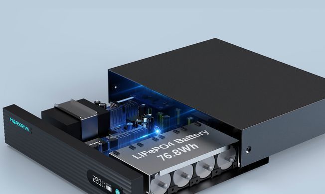ДБЖ Marsriva DC Router UPS KP9 Pro 12xDC+PoE24V1A+USB,14V/16V/19V/24V/48V/53V 240VAC 100W 24000mAh (KP9 Pro_MARSRIVA) [402261]