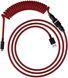Кабель HyperX USB-A &ndash; USB-C, спіральний, 1.37 м Red/Black (6J677AA) [604029], фото 3