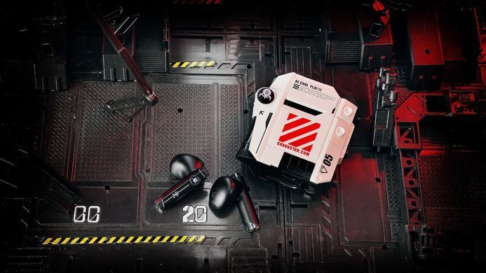 Навушники TWS Gravastar Sirius P5, BT 5.2, IPX4, Defense Mecha (GRAVASTARP5_MECHA_WHT_V2) [107427]