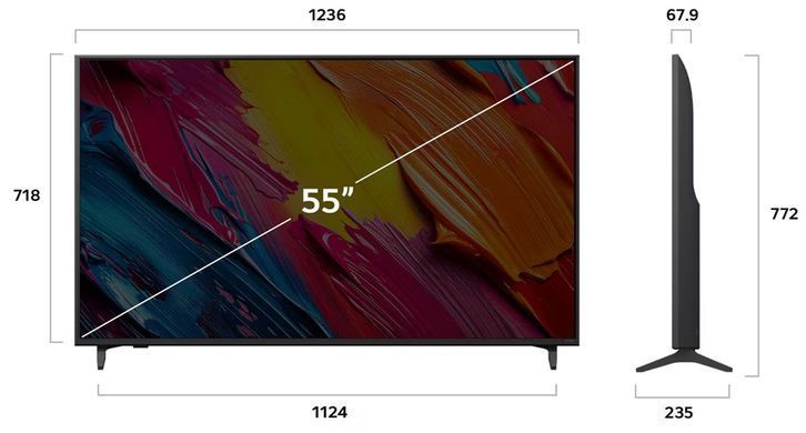 LED-телевізор LG (55QNED70A6A) [202752]