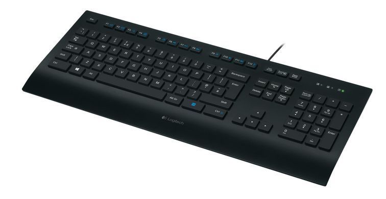 Клавіатура дротова LOGITECH K280e Corded Keyboard - BLACK - USB - US INT'L - B2B (920-005217) [501052]