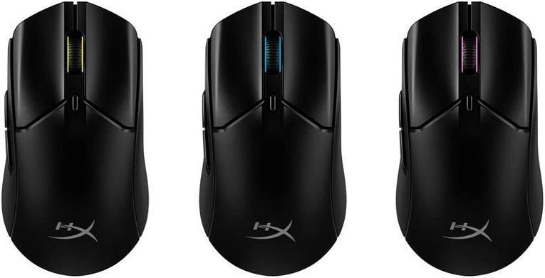 Миша HyperX Pulsefire Haste 2, RGB, USB-A/WL/BT, чорний (6N0B0AA) [104049]