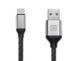 Кабель REAL-EL Premium Leather USB - USB Type-C (M/M), 1 м, Black (EL123500049) [604048], фото 3