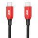 Кабель USB-C > USB-C заряджання/синхронізації 2E 1м, 100Вт Type-C, чорний (2E-CC100-WH) [108623], фото 2