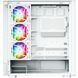 Корпус Modecom VOLCANO AQ400 ARGB MIDI SIDE LCD 6,2&rdquo;, 4x120mm fans WHITE без БЖ ATX (MC-A-AQ400-4FA-W) [405391], фото 5