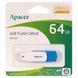 Флеш-накопичувач Apacer USB 3.2 Gen 1 AH357 64GB Blue (AP64GAH357U-1) [803100], фото 2