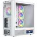 Корпус Modecom VOLCANO AQ400 ARGB MIDI SIDE LCD 6,2&rdquo;, 4x120mm fans WHITE без БЖ ATX (MC-A-AQ400-4FA-W) [405391], фото 6