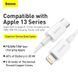 Кабель Baseus Superior Series Fast Charging Data Cable Type-C to iP PD 20W 1.5m White (CATLYS-B02) [802592], фото 7