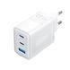 Мережевий зарядний пристрій Vention GaN III PD 65W QC3.0 5A White (FERW0-EU) [603274], фото 1