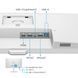 Монітор TFT 31.5" BenQ GW3290QT, IPS, 2K QHD, 75Hz, HDMI, DP, USB-C, HAS, Pivot, колонки, білий (9H.LLHLA.TBE) [400465], фото 8