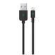 Кабель Ttec USB - Lightning (M/M), 1.2 м, Black (2DKM01S)