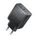Зарядний пристрій Luxe Cube 2USB 36W QC3.0+PD Black (8889998899092) [603075], фото 1