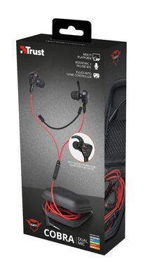 Гарнітура Trust GXT 408 Cobra Multiplatform 3.5мм RED (23029_TRUST) [107086]
