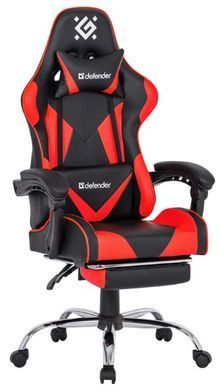 Крісло Defender Pilot Black/Red (64354) [201043]
