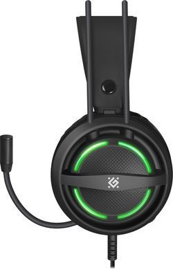 Ігрова гарнітура Defender Dexter RGB, кабель 2.2 м, чорна (64595) [401834]