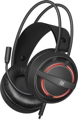 Ігрова гарнітура Defender Dexter RGB, кабель 2.2 м, чорна (64595) [401834]