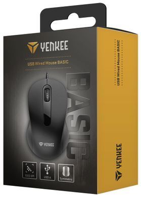 Миша комп'ютерна Yenkee YMS 003BK Mouse USB BASIC (45022691) [202942]