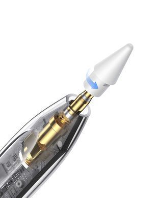 Стилус Baseus Smooth Writing 2 Series Dual Charging Stylus, White (SXBC080102) [802641]