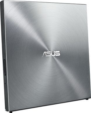 Привід оптичний портативний ASUS SDRW-08U5S-U DVD+-R/RW burner USB2.0 срібло Retail Box Slim (90DD0112-M29000) [109613]