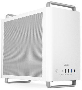 Корпус 2E Credo Mesh V300W-MH без БЖ, 2xUSB3.0, 1х USB 2.0, 1xUSB Type-C, 1x90мм, VGA 310мм, mATX, білий (2E-V300W-MH) [112193]