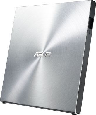 Привід оптичний портативний ASUS SDRW-08U5S-U DVD+-R/RW burner USB2.0 срібло Retail Box Slim (90DD0112-M29000) [109613]