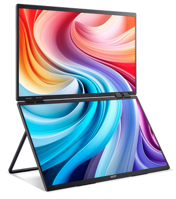 Монiтор 23.8" Acer Dual Portable PD243YEbmiuux Black (UM.QP3EE.E01) [203245]