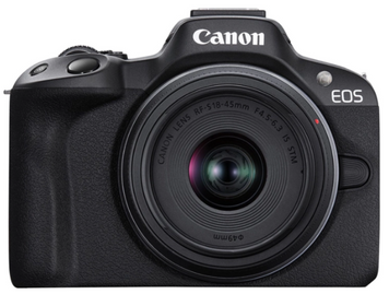 Цифрова фотокамера Canon EOS R50 + RF-S 18-45 IS STM + RF 75-300 Black (5811C150BA) [204057]