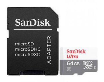 Карта пам`яті SDXC 64GB UHS-I SANDISK (SDSQUNR-064G-GN3MA) [501205]