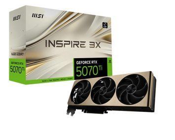 Відеокарта PCIE16 RTX5070TI 16GB MSI (RTX5070TI 16G INSPIRE 3X) [51044]