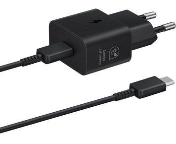Мережевий зарядний пристрій Samsung 25W Travel Adapter + Type-C cable Black (EP-T2510XBEGEU) [202543]