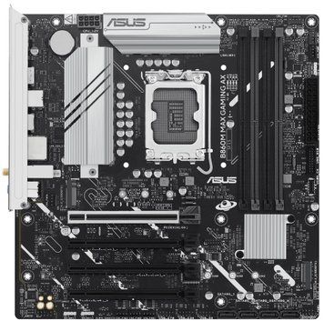 Материнcька плата ASUS B860M MAX GAMING AX s1851 B860 4xDDR5 M.2 DP USB Type-C Wi-Fi BT mATX (90MB1JZ0-M0EAY0) [111322]