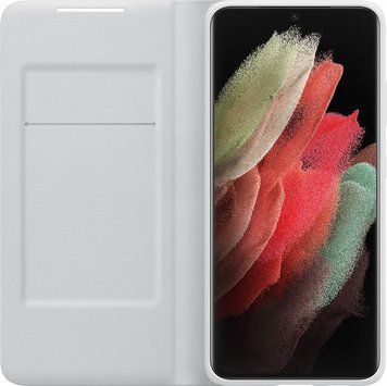 Чохол-книжка Samsung Smart LED View Cover для Samsung Galaxy S21 Ultra SM-G998 Light Gray (EF-NG998PJEGRU) [601111]