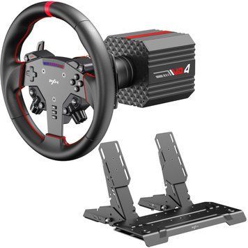 Кермо і педалі PXN VD4 Bundle for PC, 12кн., подв. педалі, кермо WAS 280мм (PXN-VD4 Bundle EU) [405564]