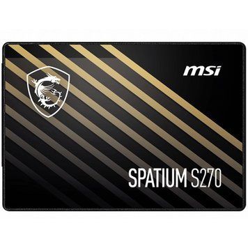 Накопичувач SSD 960GB MSI Spatium S270 2.5" SATAIII 3D TLC (S78-440P130-P83) [607925]