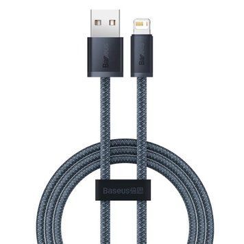Кабель Baseus Dynamic Series Fast Charging Data Cable USB to iP 2.4A 1m Slate Gray (CALD000416) [804377]
