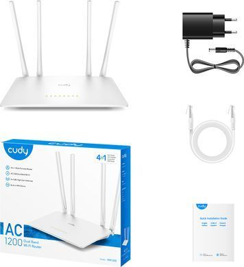 Маршрутизатор Cudy, AC1200 Wi-Fi Router (WR1200) [401495]