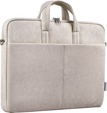 Сумка для ноутбука 15.6'' Defender Solid шкіра, кишеня, бежева (26126) [401014]
