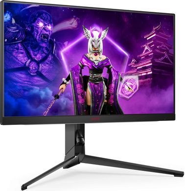 Монітор TFT 27" AOC AGON, QHD, IPS, 300Гц, 1мс, 2x HDMI, 2x DP, USB-hub, HAS, Pivot, колонки, чорний (AG274QS) [400462]