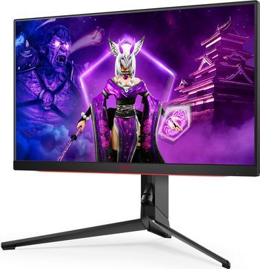 Монітор TFT 27" AOC AGON, QHD, IPS, 300Гц, 1мс, 2x HDMI, 2x DP, USB-hub, HAS, Pivot, колонки, чорний (AG274QS) [400462]