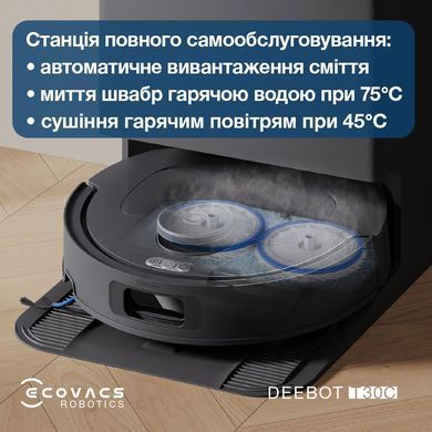 Робот-пилосос DEEBOT T30CDLX71 BLACK ECOVACS (DLX71 BLACK) [502381]