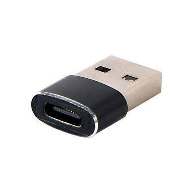 Адаптер Cablexpert USB Type-C - USB (F/M), Black (A-USB2-AMCF-02) [608442]