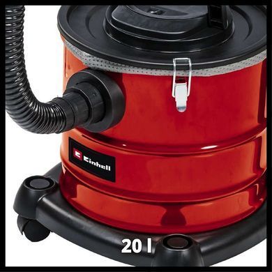 Пилосос професійний для золи Einhell TC-AV 1720 DW 1250Вт 175мБар контейнер 20л 3.7кг (2351666) [105628]