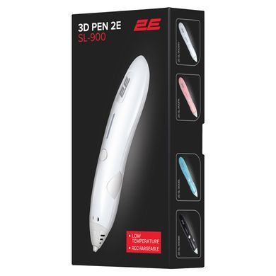 Ручка 3D 2E SL_900, PCL, Aкб 500mAh, чорний (2E-SL-900BK) [106618]
