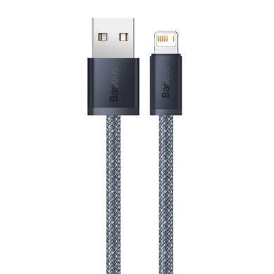 Кабель Baseus Dynamic Series Fast Charging Data Cable USB to iP 2.4A 1m Slate Gray (CALD000416) [804377]