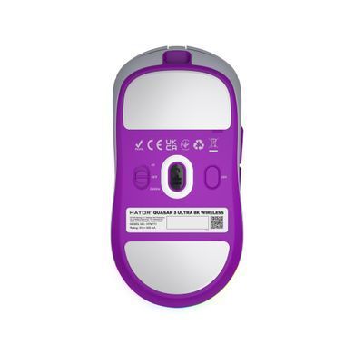 Миша бездротова Hator Quasar 3 Ultra 8K Wireless White (HTM771) [606742]