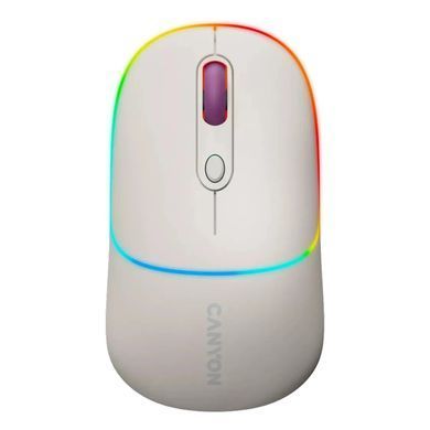 Миша бездротова Canyon MW-22 Dual Band RGB Wireless Rice (CNS-CMSW22RC) [616237]