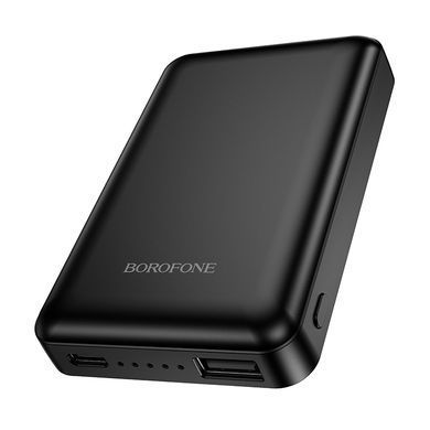 Зовнішній акумулятор BOROFONE BJ82 Dawn magnetic power bank(5000mAh) Black (6941991124792) [806424]