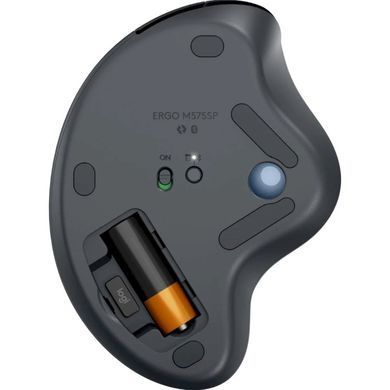 Миша бездротова Logitech Ergo M575S Graphite + Blue Ball (910-007029) [606688]
