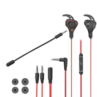 Гарнітура Trust GXT 408 Cobra Multiplatform 3.5мм RED (23029_TRUST) [107086]
